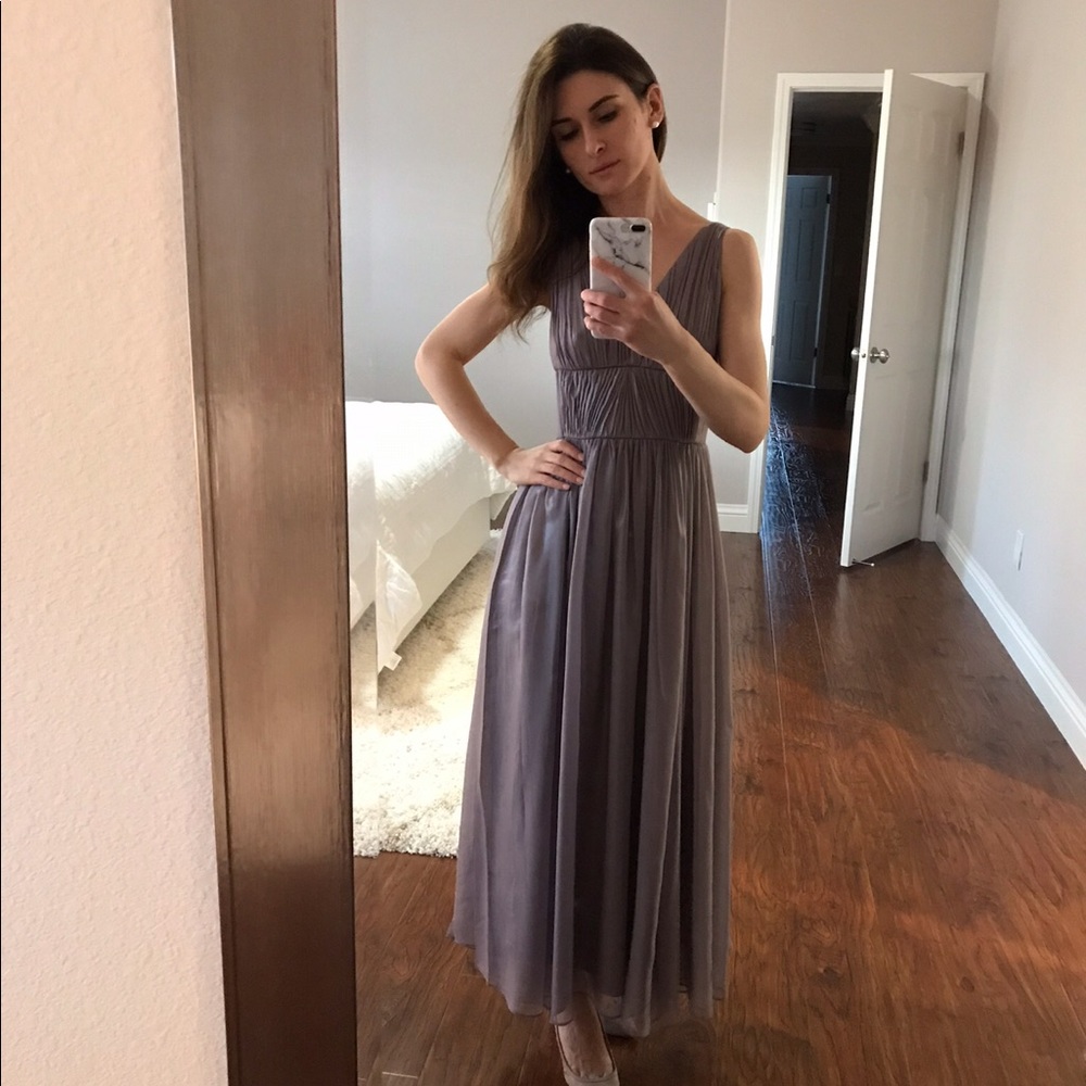 Vera Wang taffeta dress